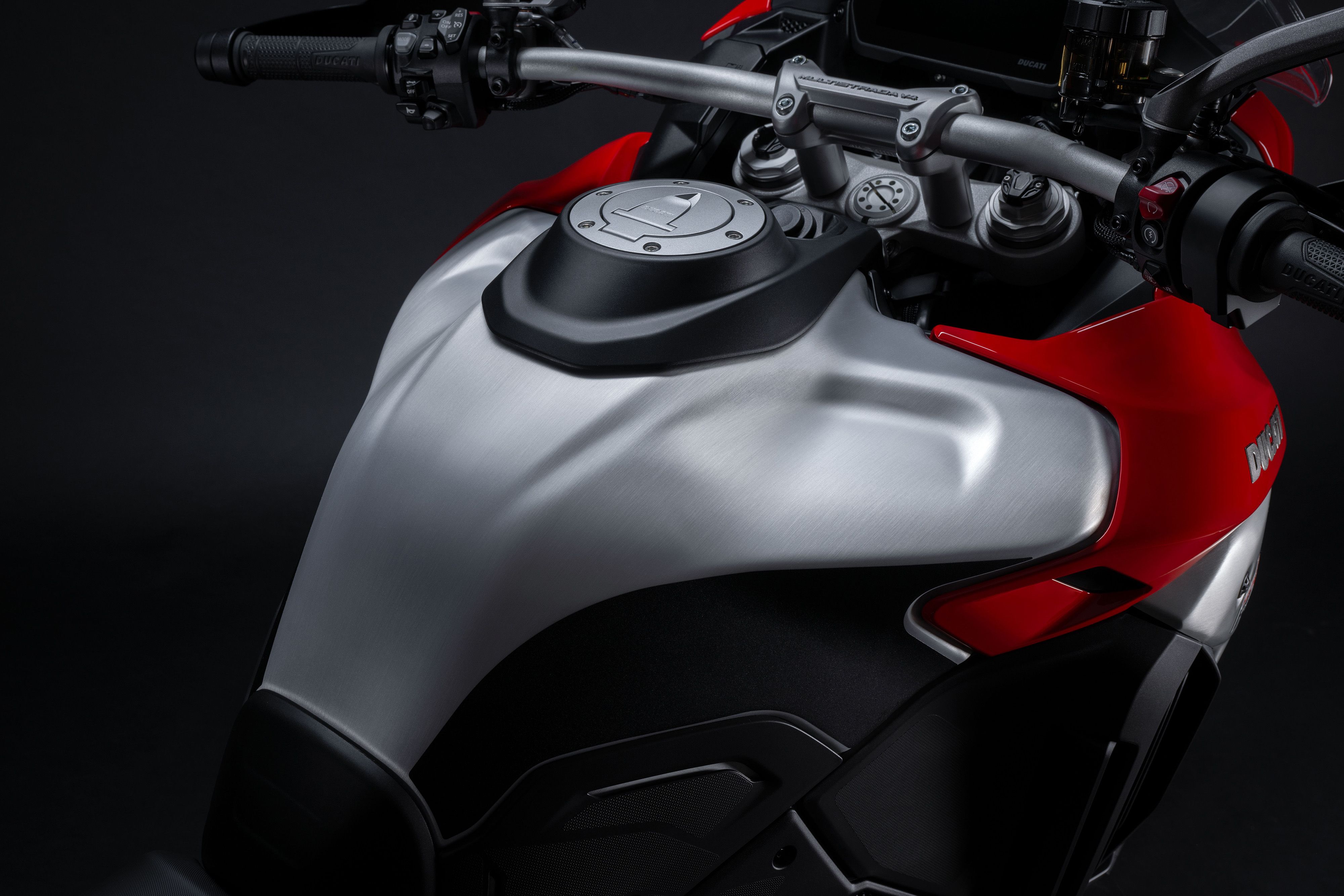 Ducati Multistrada V4 Rally red