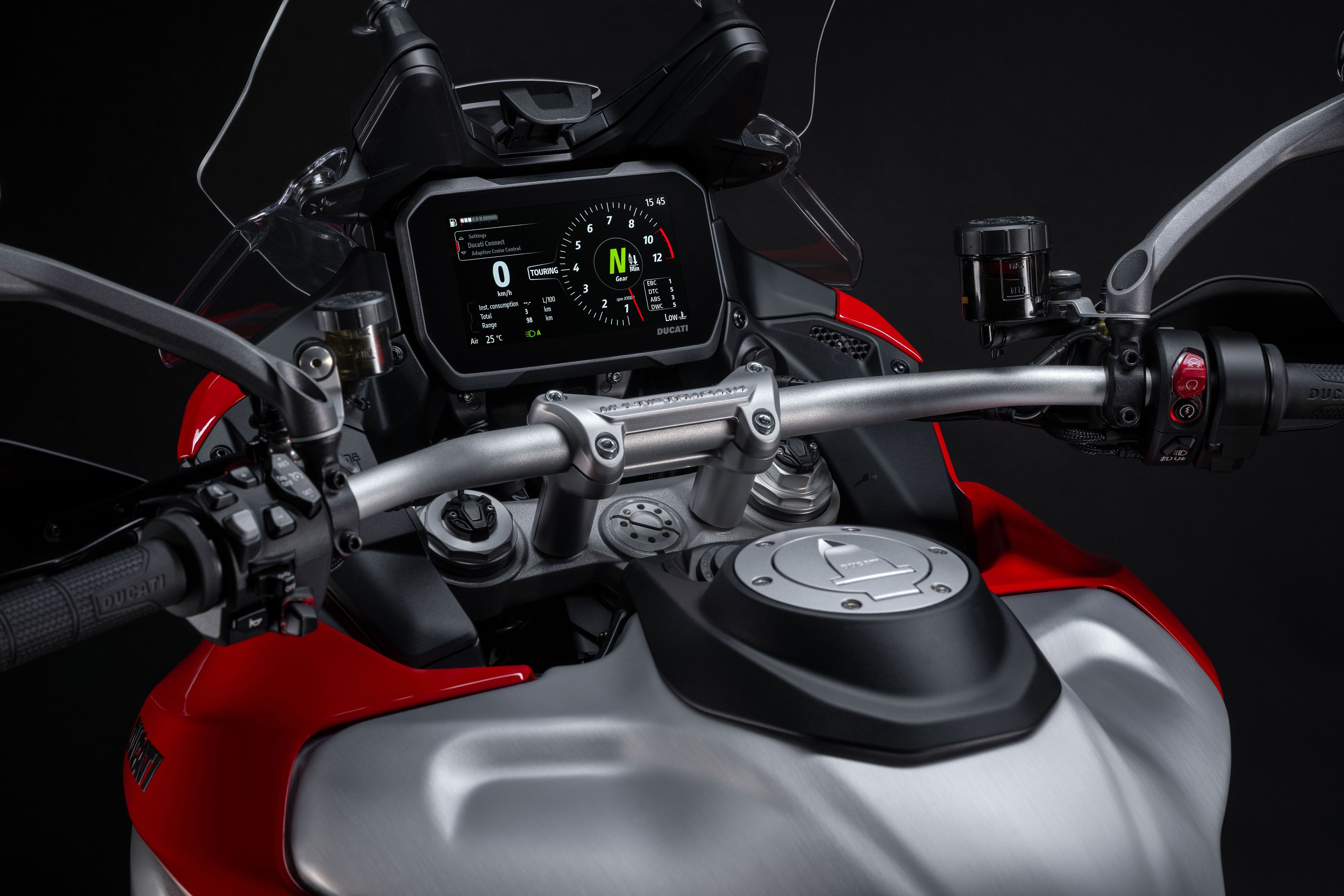 Ducati Multistrada V4 Rally red