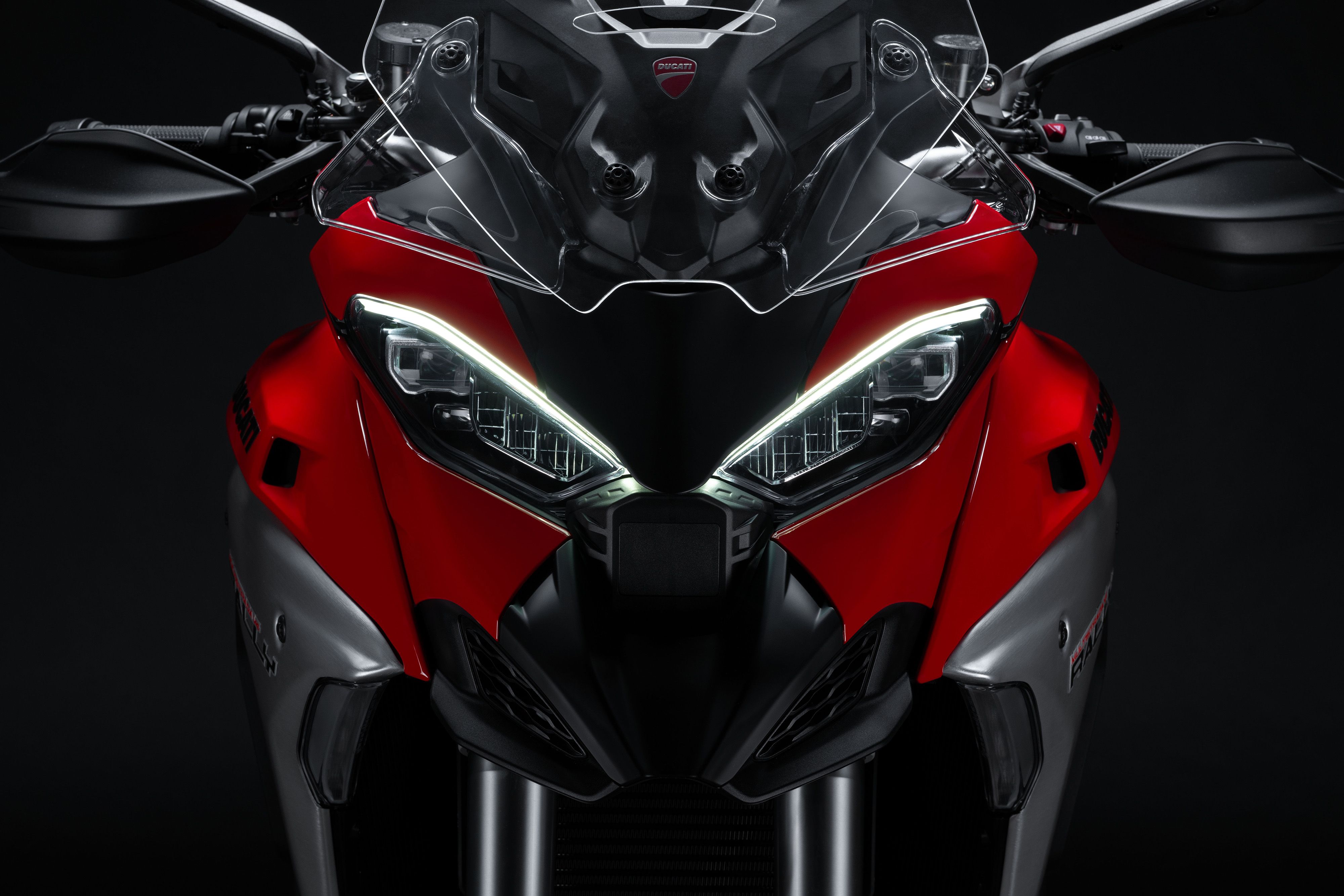Ducati Multistrada V4 Rally red