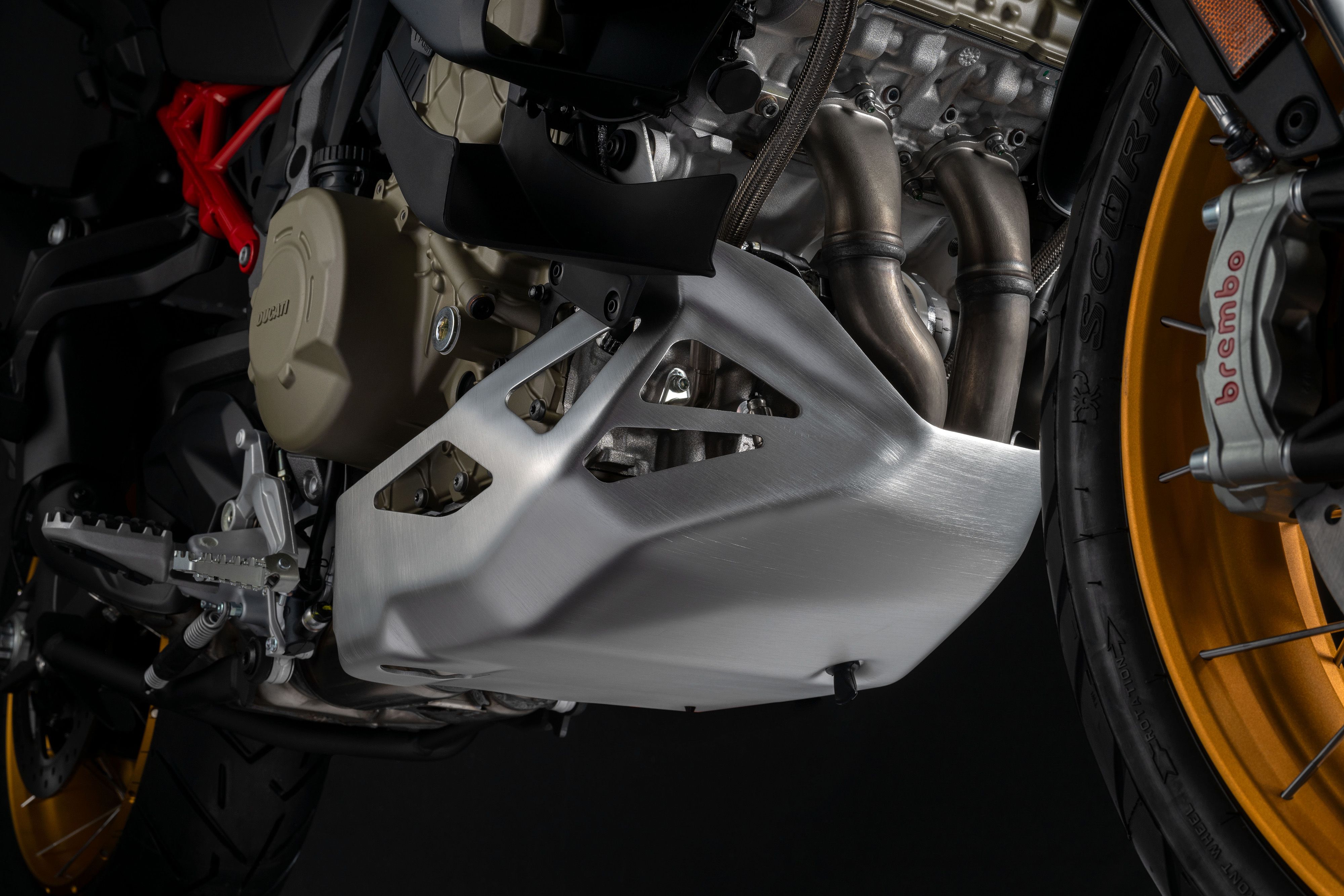 Ducati Multistrada V4 Rally red