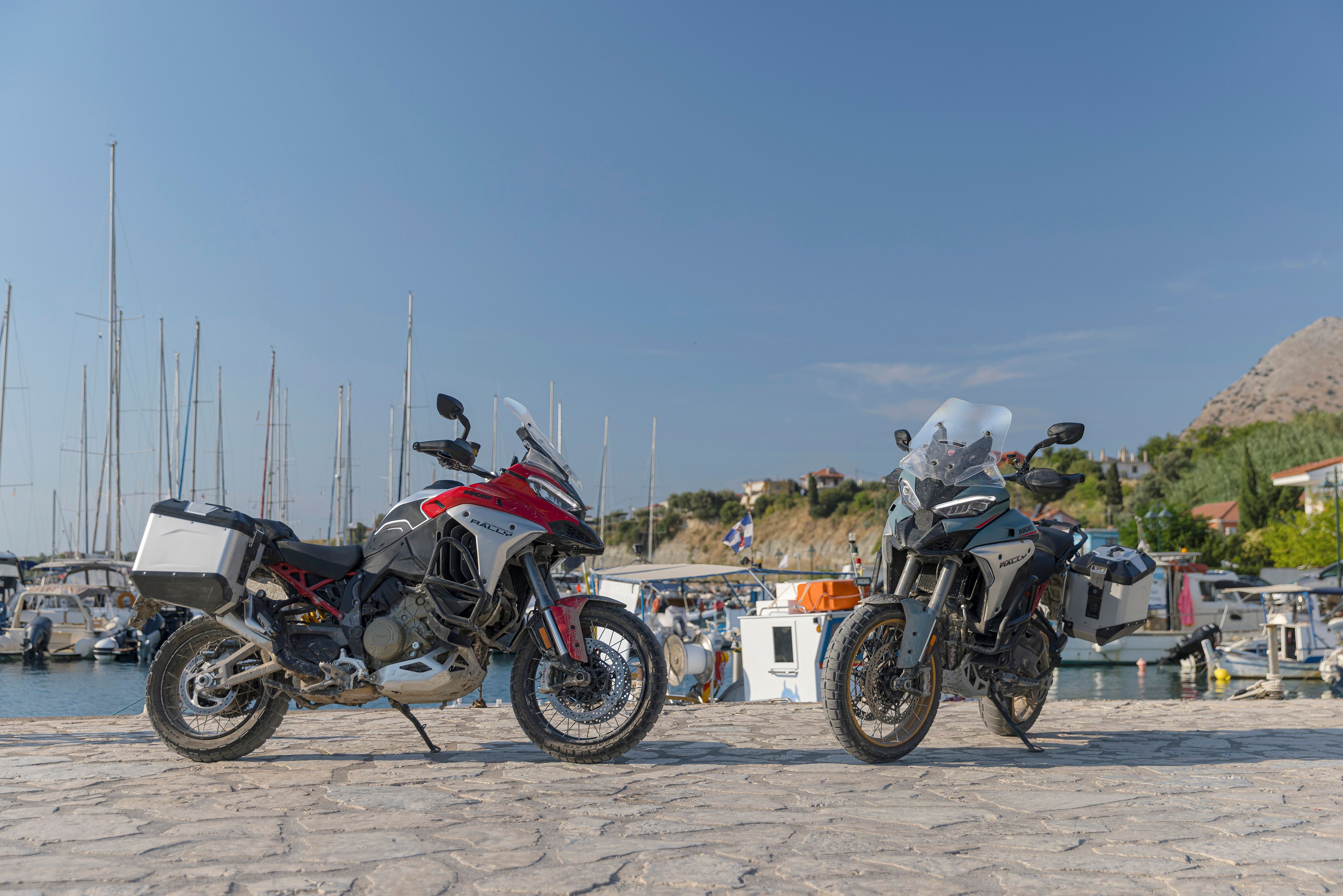 Ducati Multistrada V4 Rally red