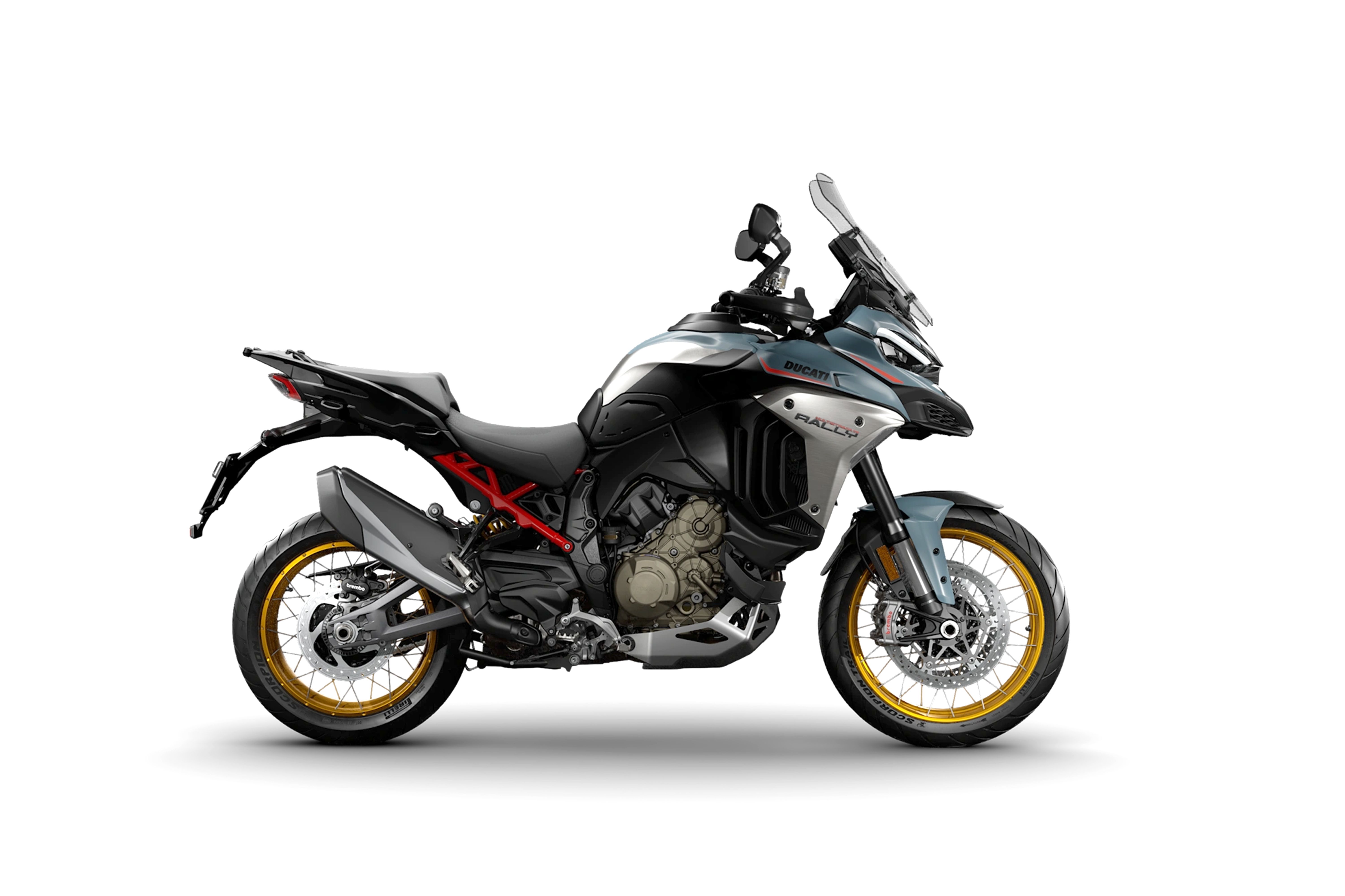 Ducati Multistrada V4 Rally red